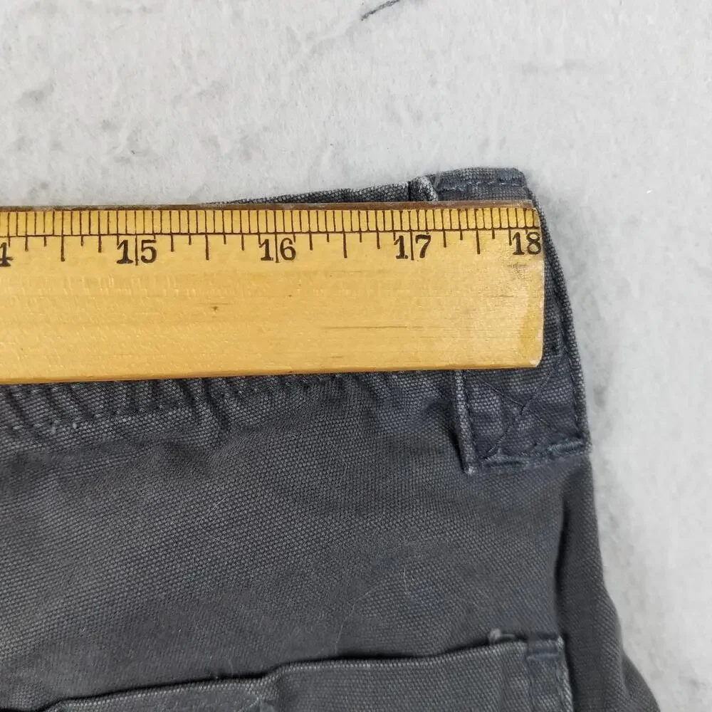 Wrangler Cargo Shorts Mens 36‎ Gray Utility Pockets Outdoor Casual Cotton